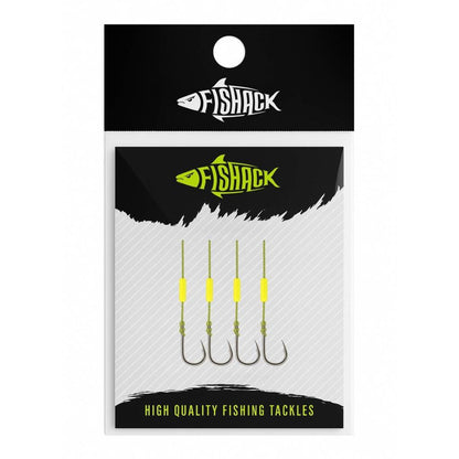 LRF Assist İğne - İpli LRF Hırsız İğnesi - Stoperli - 4 Adet - Fishack