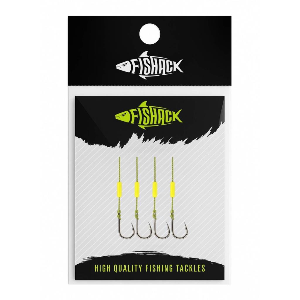LRF Assist İğne - İpli LRF Hırsız İğnesi - Stoperli - 4 Adet - Fishack