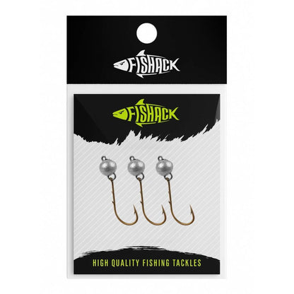 Mafsallı Jighead - Hareketli Kurşunlu İğne - Fishack - 7 Gram - 3'lü Paket