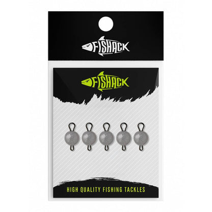 Mafsallı Kurşun - Hareketli İğne Kurşunu - Fishack - 2 Gram - 5'li Paket