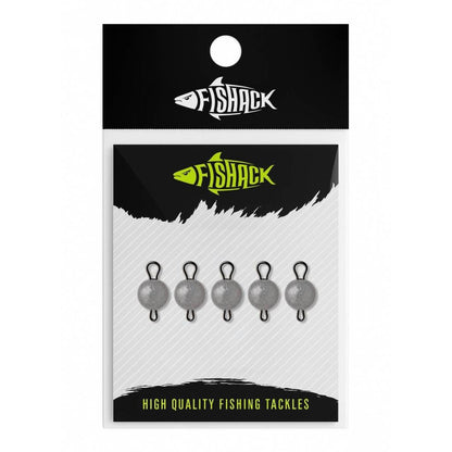 Mafsallı Kurşun - Hareketli İğne Kurşunu - Fishack - 5 Gram - 5'li Paket