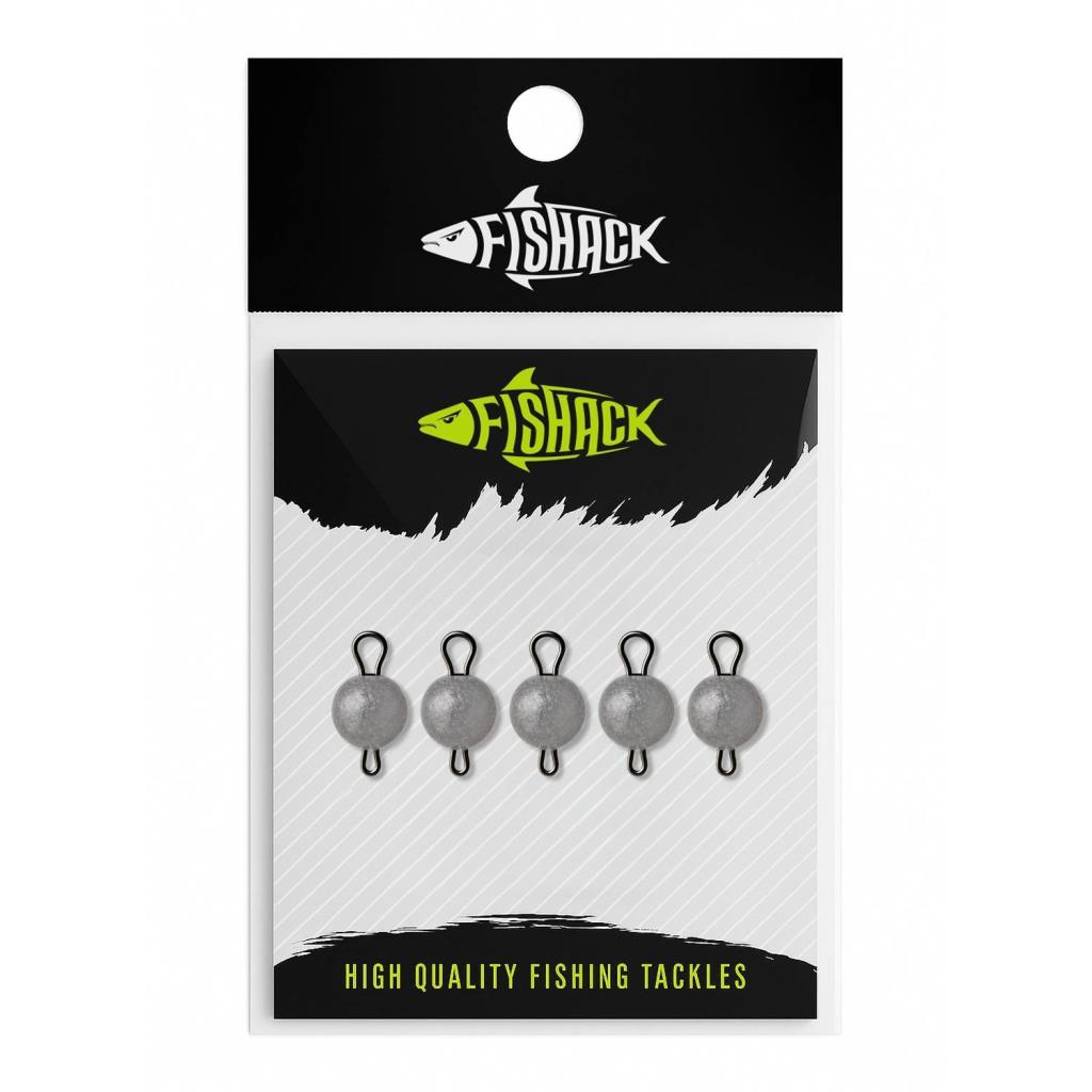 Mafsallı Kurşun - Hareketli İğne Kurşunu - Fishack - 7 Gram - 5'li Paket