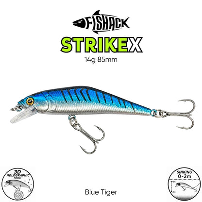 Maket Balık - Fishack StrikeX - Sinking - 3D Hologram Paint - 14g 85mm
