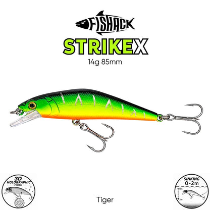 Maket Balık - Fishack StrikeX - Sinking - 3D Hologram Paint - 14g 85mm
