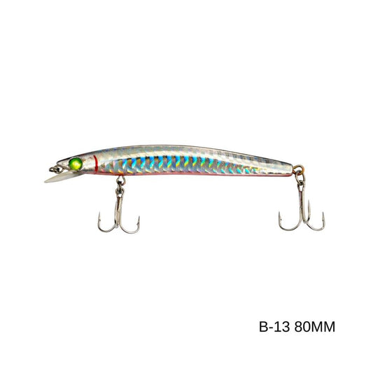 Maket Balık - Kurşun Arkası Rapala - 8cm 5gr - Sea Bose B-13