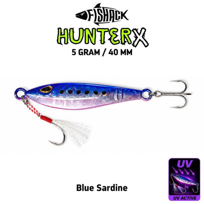 Metal Jig Yem - Fishack Hunterx - 5g 40mm - Micro Jig