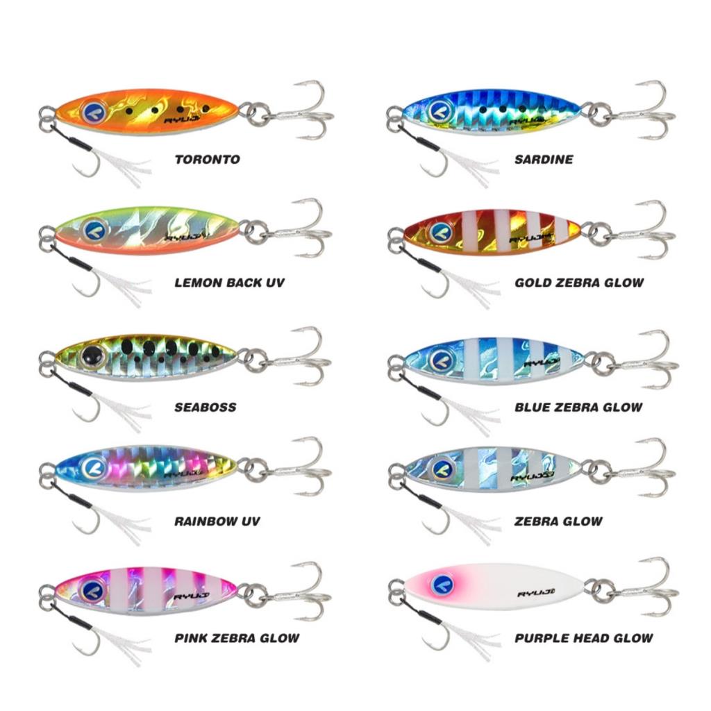 Metal Jig Yem - Ryuji Zuby - 32mm 6.6gr - Zebra Glow