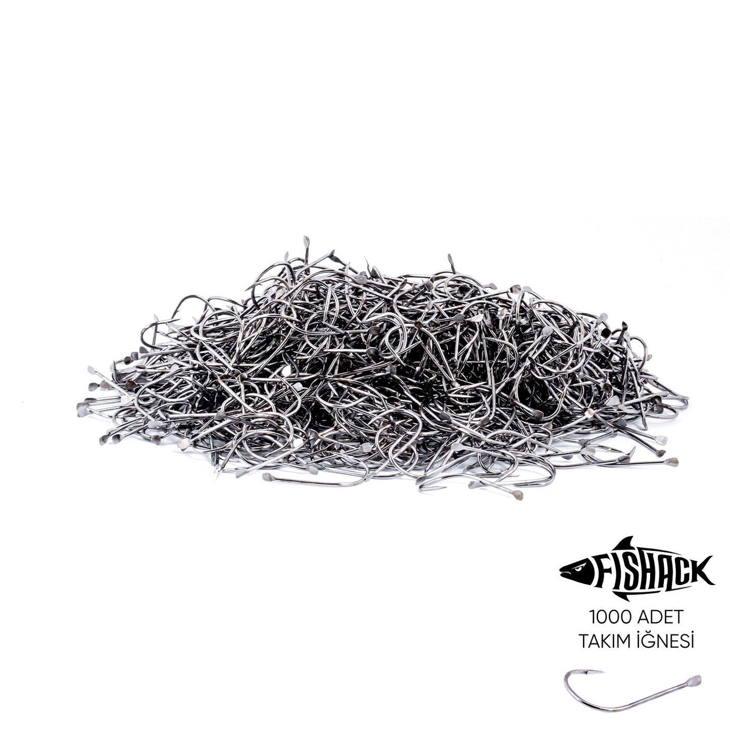 Olta İğnesi - Fishack 505 - No: 1/0  (1000'li Paket)