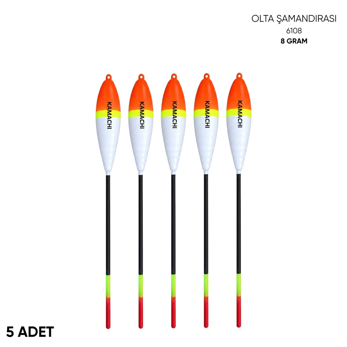 Olta Şamandırası - Kamachi - (6108) - 5 Adet - 8 gr