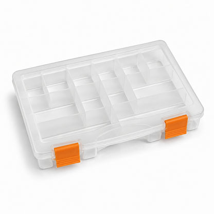 Organizer Kutu - Şeffaf Malzeme Kutusu - 12 Bölmeli 9" - (ASR-2063)