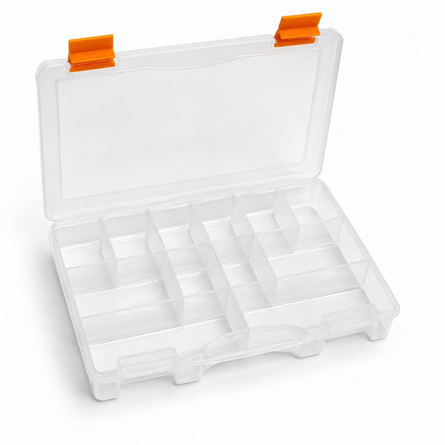 Organizer Kutu - Şeffaf Malzeme Kutusu - 12 Bölmeli 9" - (ASR-2063)