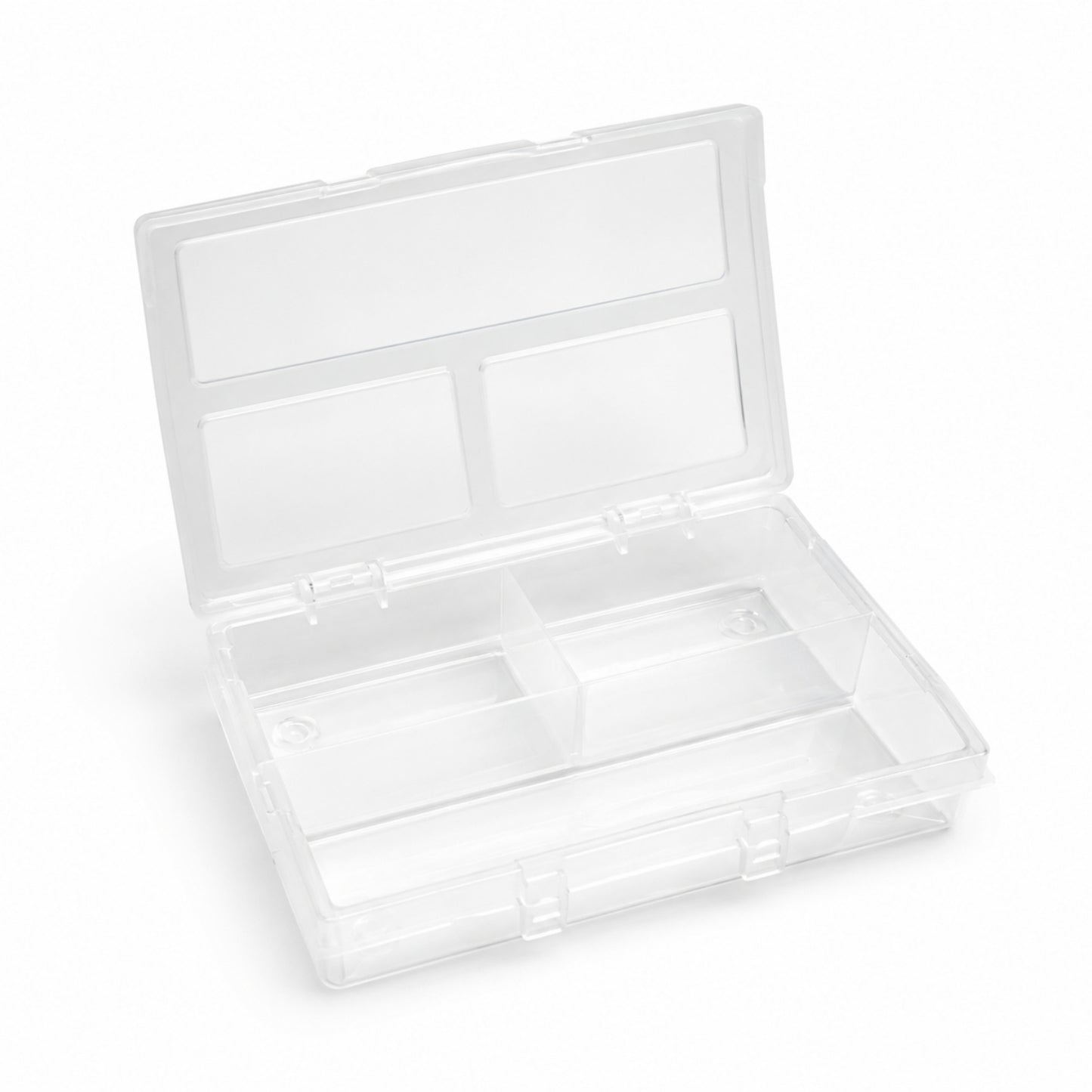 Organizer Kutu - Şeffaf Malzeme Kutusu - 3 Bölmeli - (ASR-4009)