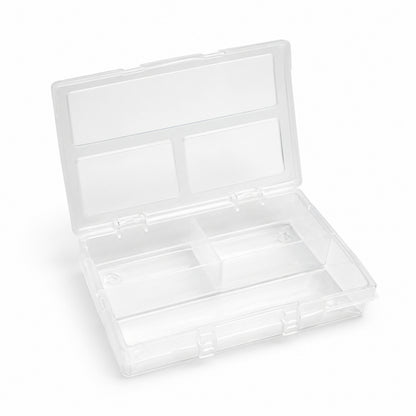 Organizer Kutu - Şeffaf Malzeme Kutusu - 3 Bölmeli - (ASR-4009)