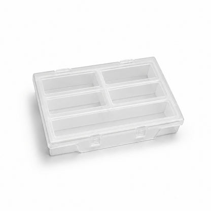 Organizer Kutu - Şeffaf Malzeme Kutusu - 5 Bölmeli - Küçük (ASR-4010)