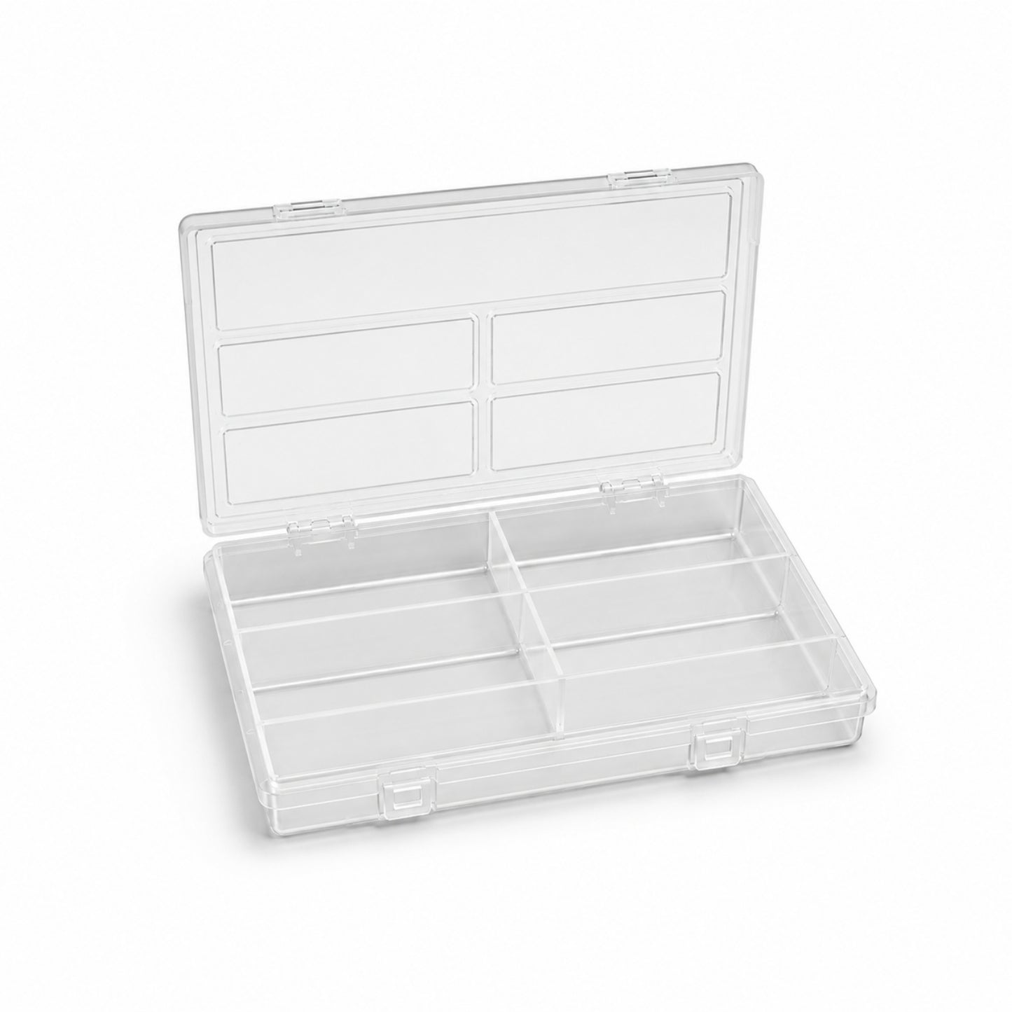 Organizer Kutu - Şeffaf Malzeme Kutusu - 5 Bölmeli - Küçük (ASR-4010)