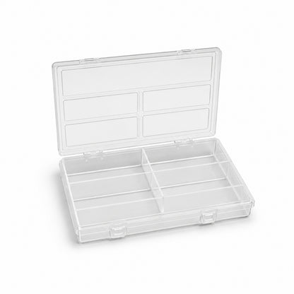 Organizer Kutu - Şeffaf Malzeme Kutusu - 5 Bölmeli - Küçük (ASR-4010)
