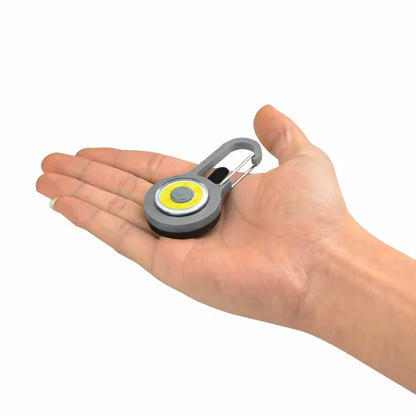 Panther Karabinalı Anahtarlık El Feneri Gri