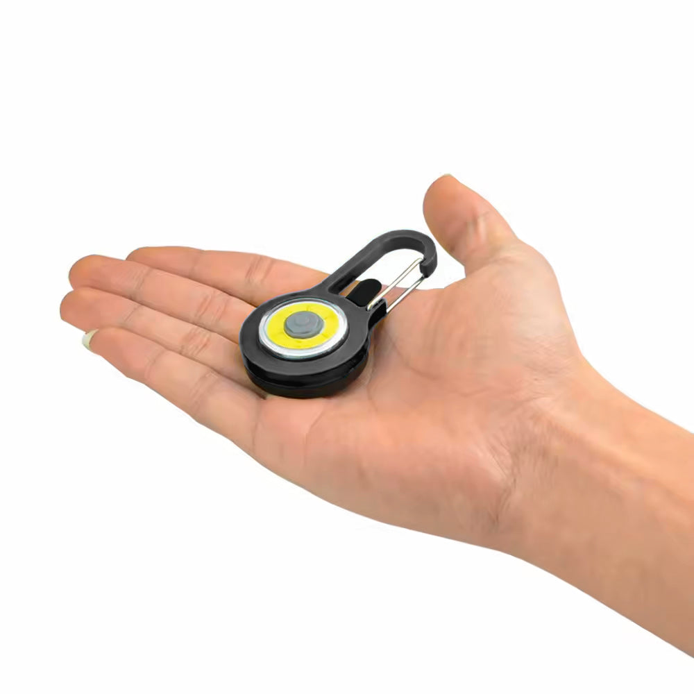 Panther Karabinalı Anahtarlık El Feneri Siyah