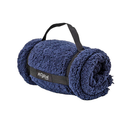 Peluş Polar Kamp Battaniyesi - Lacivert
