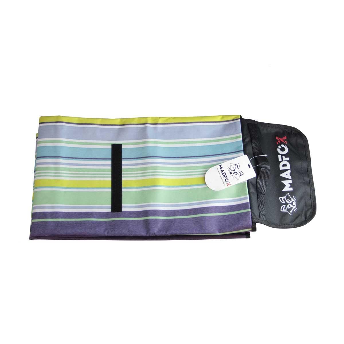 Piknik Kamp Örtüsü - Su Geçirmez - Madfox Skyloft - Blue Stripe - 546254