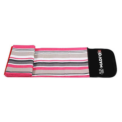 Piknik Kamp Örtüsü - Su Geçirmez - Madfox Skyloft - Red Stripe - 546255