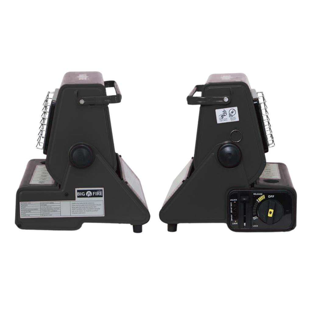 Portatif Kamp Sobası - Madfox Big Fire Maxi - Siyah - 547261