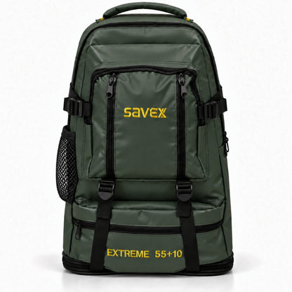 Profesyonel Körüklü Sırt Çantası - Savex - 55+10 LT - Haki
