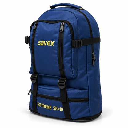 Profesyonel Körüklü Sırt Çantası - Savex - 55+10 LT - Lacivert