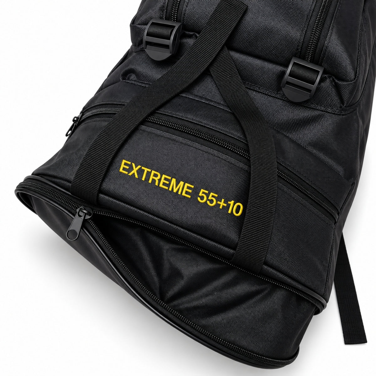 Profesyonel Körüklü Sırt Çantası - Savex - 55+10 LT - Siyah