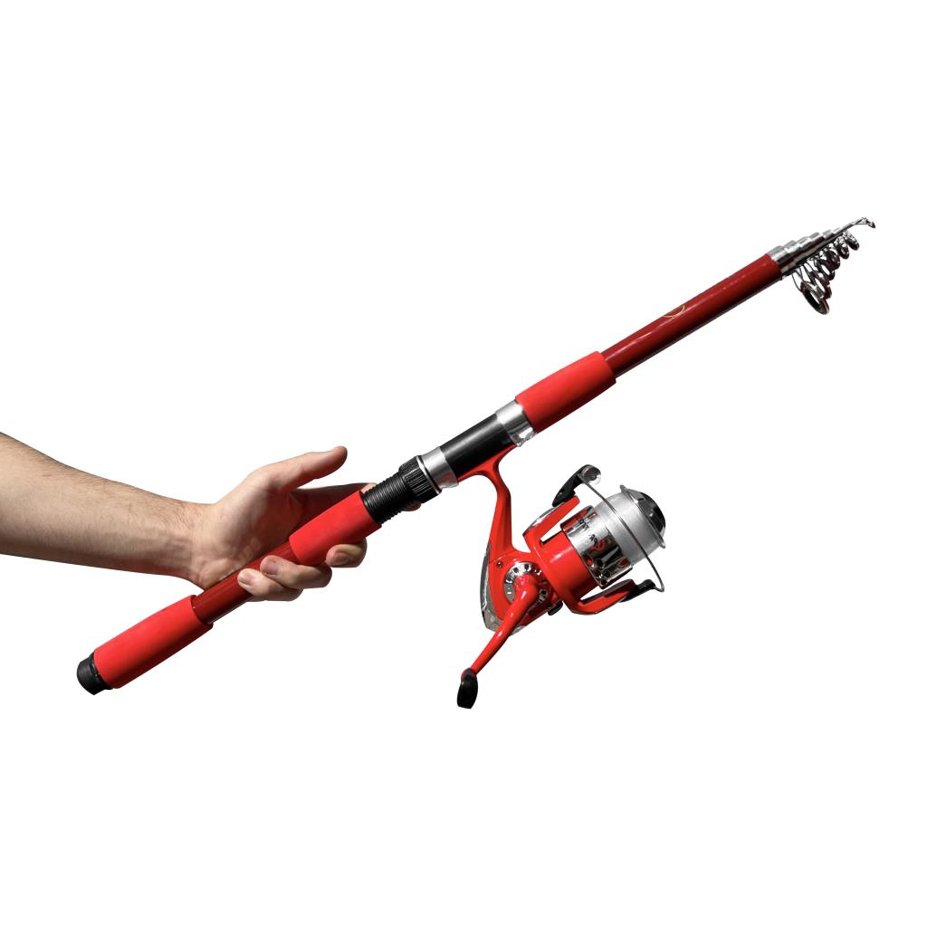 Protackle Combo Kamış Makine Set 2.10 mt Kırmızı