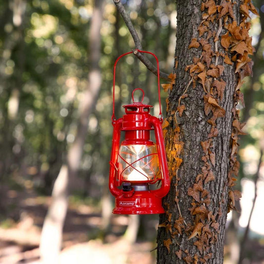 Retro Gemici ve Kamp Lambası - Orcamp - Kırmızı (OUT-4210)
