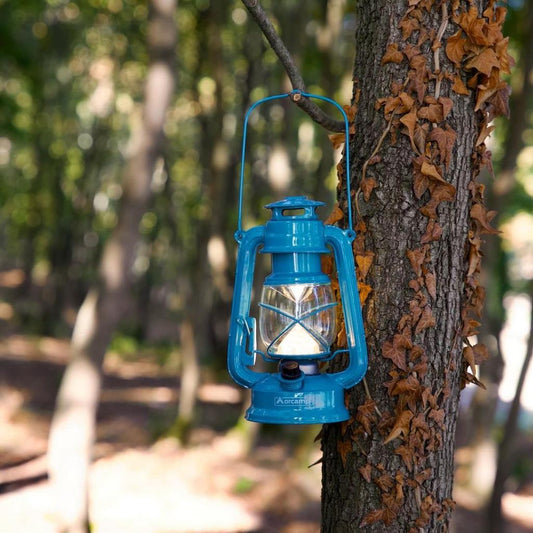 Retro Gemici ve Kamp Lambası - Orcamp - Mavi (OUT-4210)