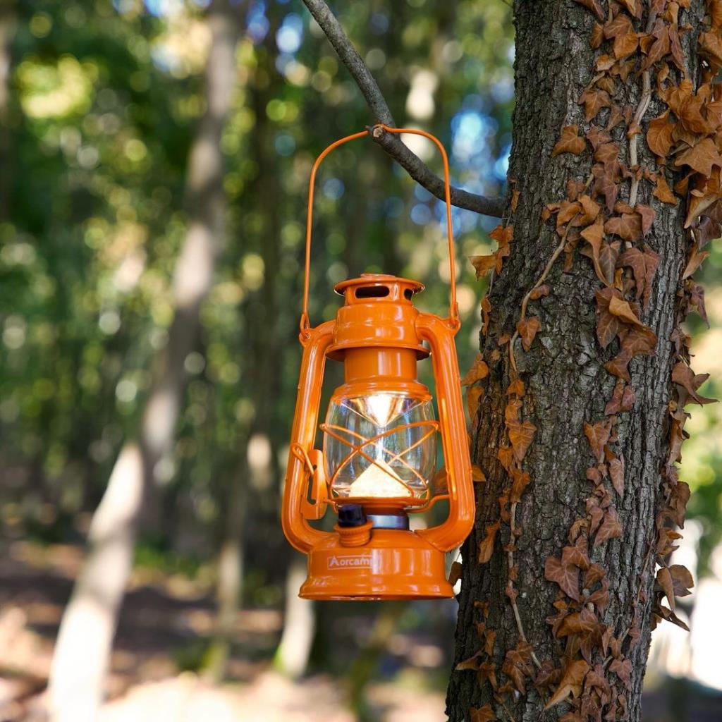 Retro Gemici ve Kamp Lambası - Orcamp - Turuncu (OUT-4210)