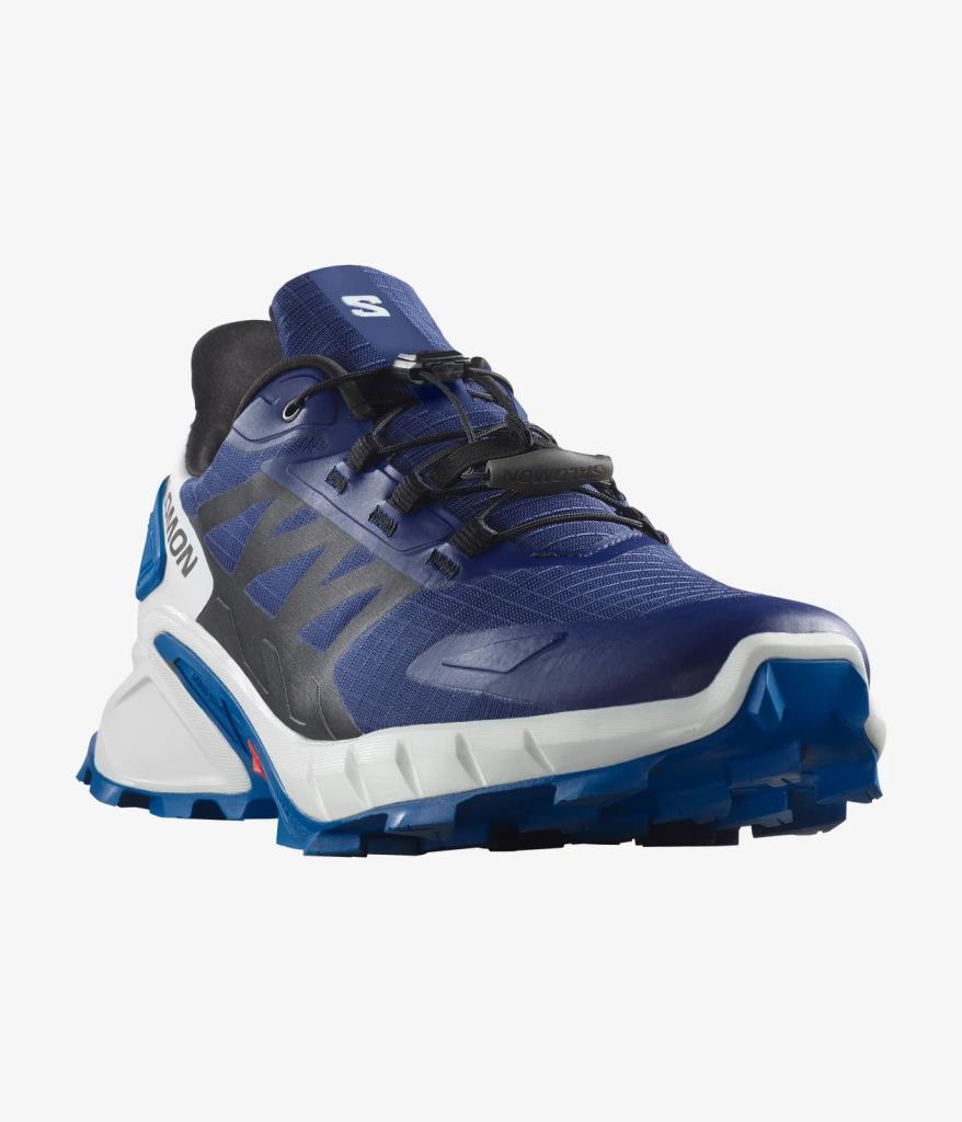 Salomon Supercross 4 Erkek Koşu Ayakkabısı - Blue Print/Black/Lapis Blue