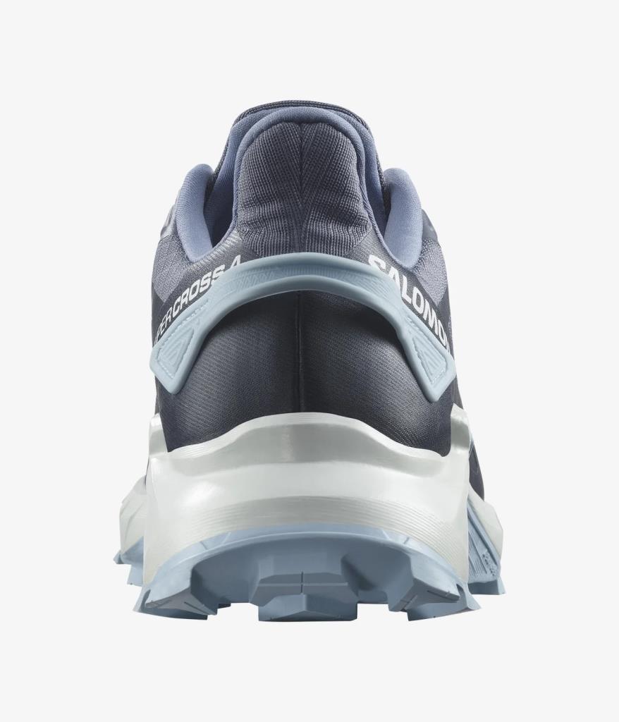 Salomon Supercross 4 Kadın Koşu Ayakkabısı - Grisaille/White/Cashmere Blue