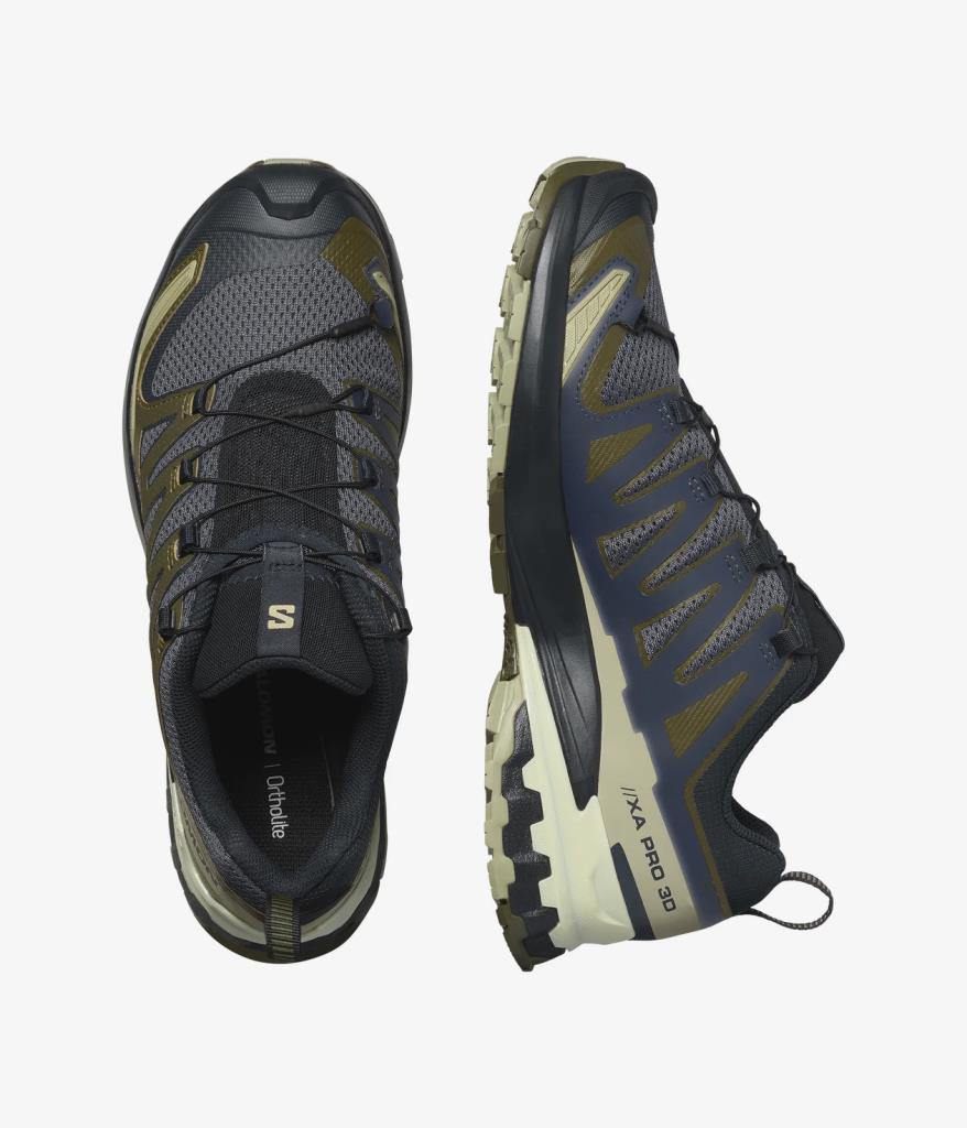 Salomon XA PRO 3D V9 Erkek Koşu Ayakkabısı - India Ink/Olive Night/Aloe Wash