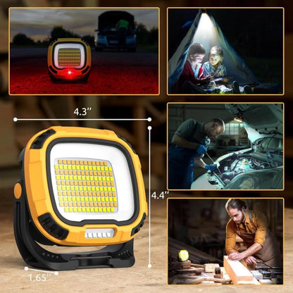 Şarj Edilebilir Çalışma Lambası - Wison - Çok Fonksiyonlu - Mıknatıs & Kancalı