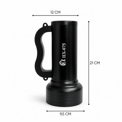 Şarj Edilebilir El Feneri - Şarjlı Projektör - 15 Watt - Hong Xin - HX-075