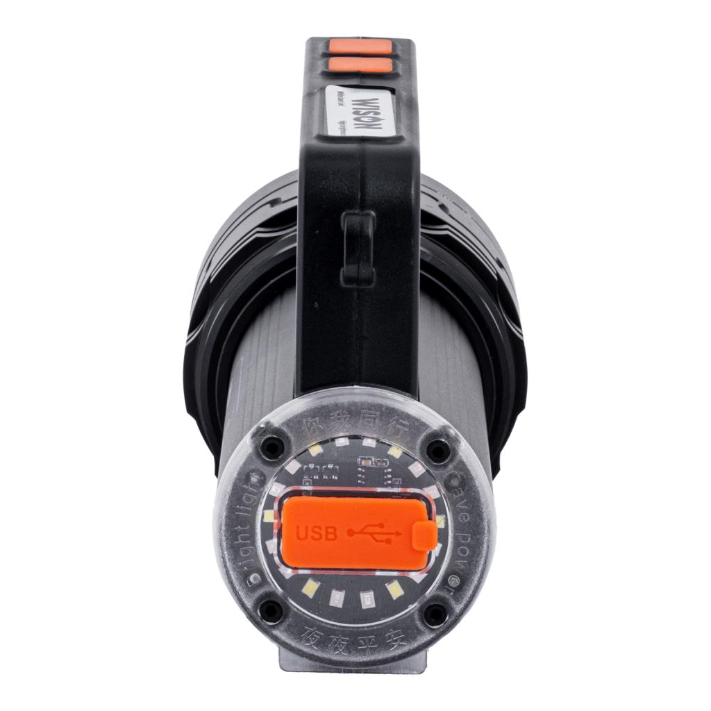 Şarj Edilebilir El Feneri - Wison - 5500 Lümen - 55 Watt