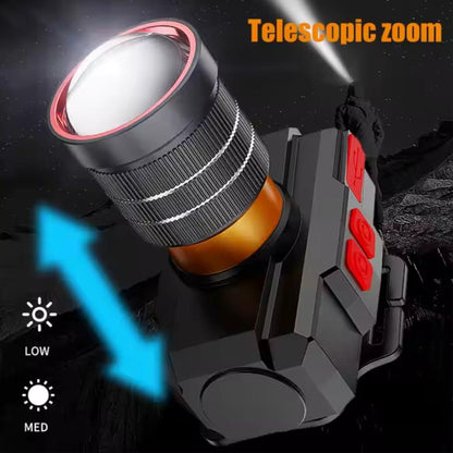 Şarj Edilebilir Kafa Lambası - Wison - 1500 Lümen - 15 Watt