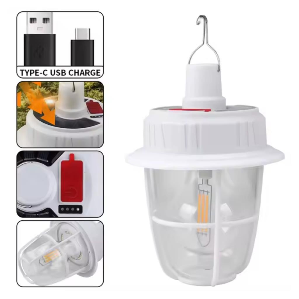 Şarj Edilebilir Kamp Lambası - Wison - Solar Şarjlı