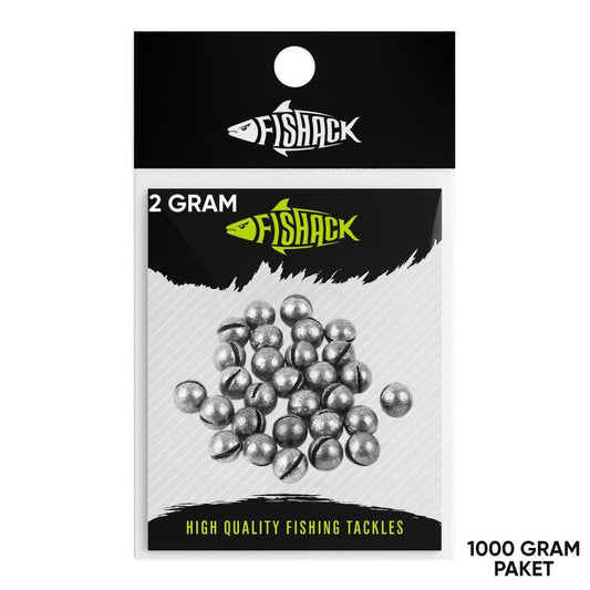Kıstırma Yarma Kurşun - Kesikli Olta Kurşunu - 2 Gram (1 KG)