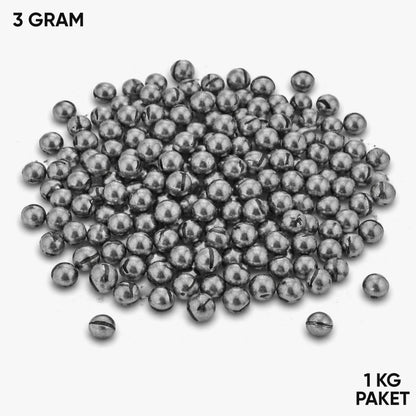 Yarma Kurşun - Kesikli Olta Kurşunu - 3 Gram (1 KG)