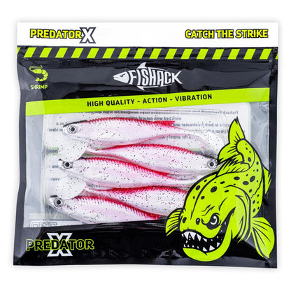 Silikon Balık - 10g 100mm - Fishack PredatorX - Chrome