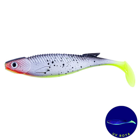 Silikon Balık - 10g 100mm - Fishack PredatorX - UV Boyalı - Blade