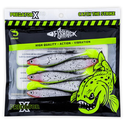 Silikon Balık - 10g 100mm - Fishack PredatorX - UV Boyalı - Blade