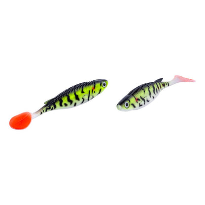 Silikon Balık - 10g 100mm - Fishack PredatorX - UV Boyalı - Bleed