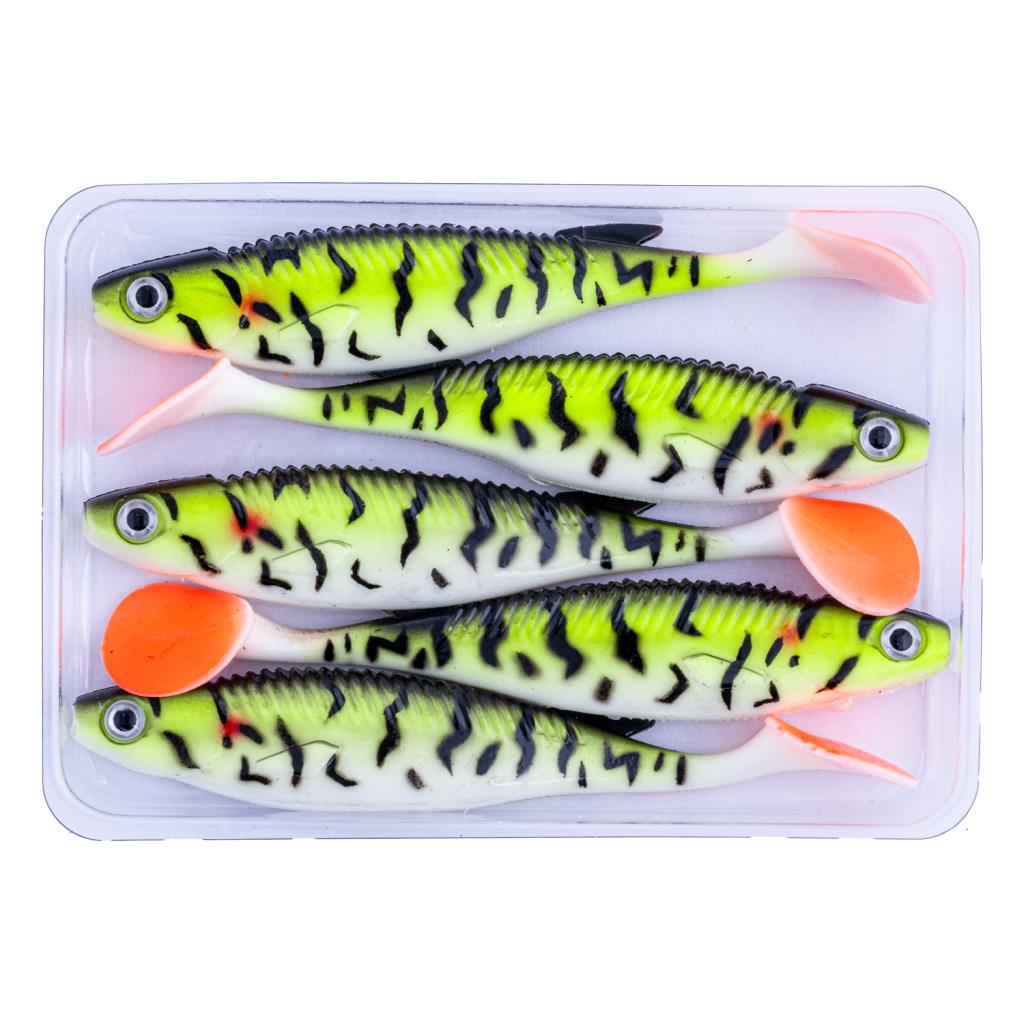 Silikon Balık - 10g 100mm - Fishack PredatorX - UV Boyalı - Bleed