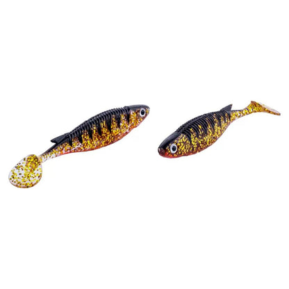 Silikon Balık - 10g 100mm - Fishack PredatorX - UV Boyalı - Lava