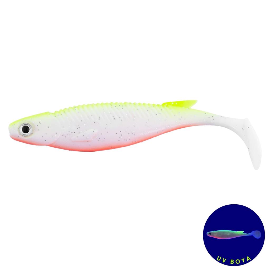 Silikon Balık - 10g 100mm - Fishack PredatorX - UV Boyalı - Mist